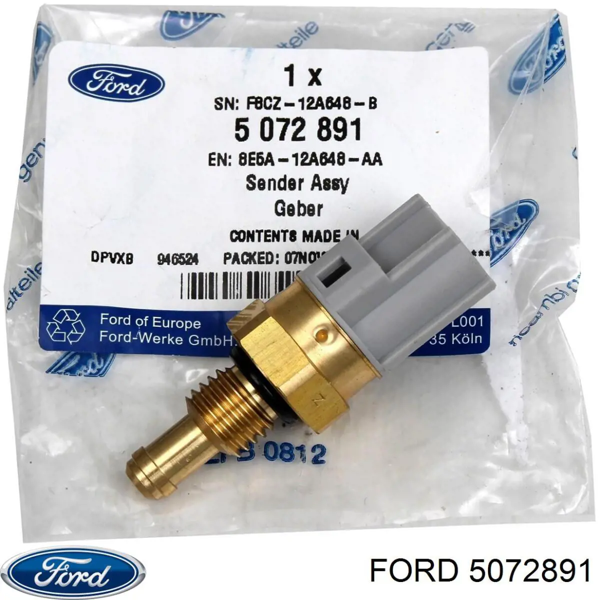 Датчик температуры жидкости Ford 5072891