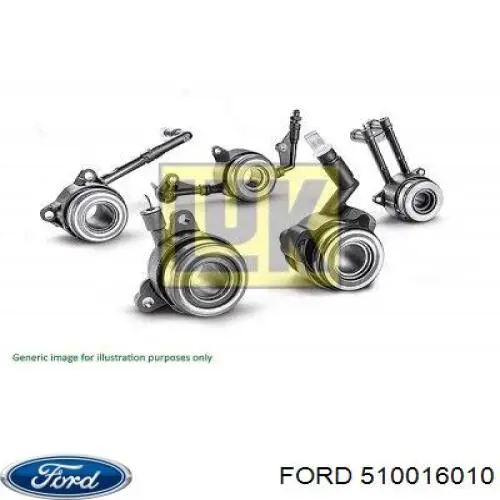 Рабочий цилиндр сцепления в сборе 510016010 Ford