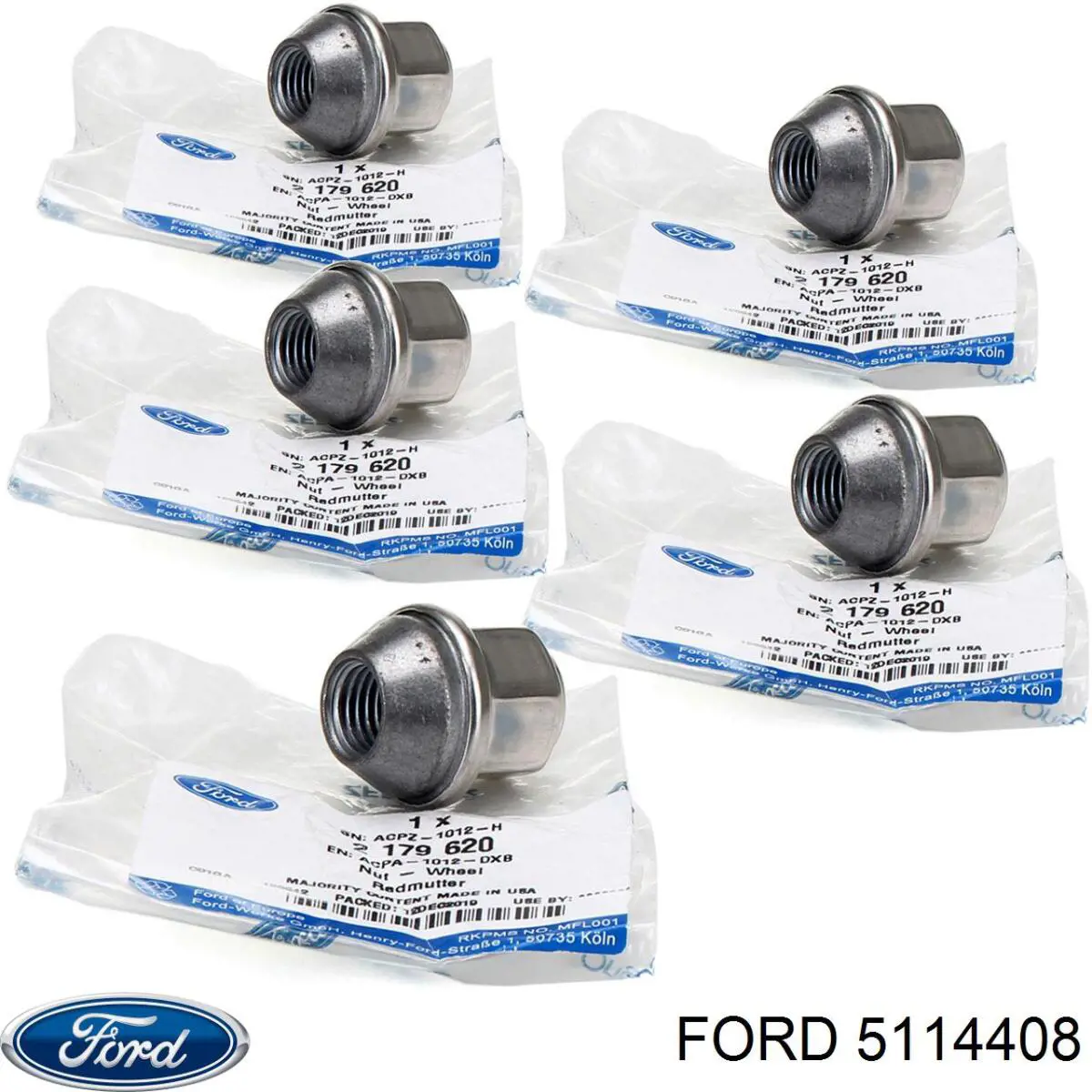 Гайка крепления колеса Ford 5114408 цена, от 4.11 USD