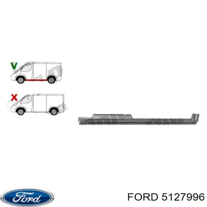 5127996 Ford acesso externo direito