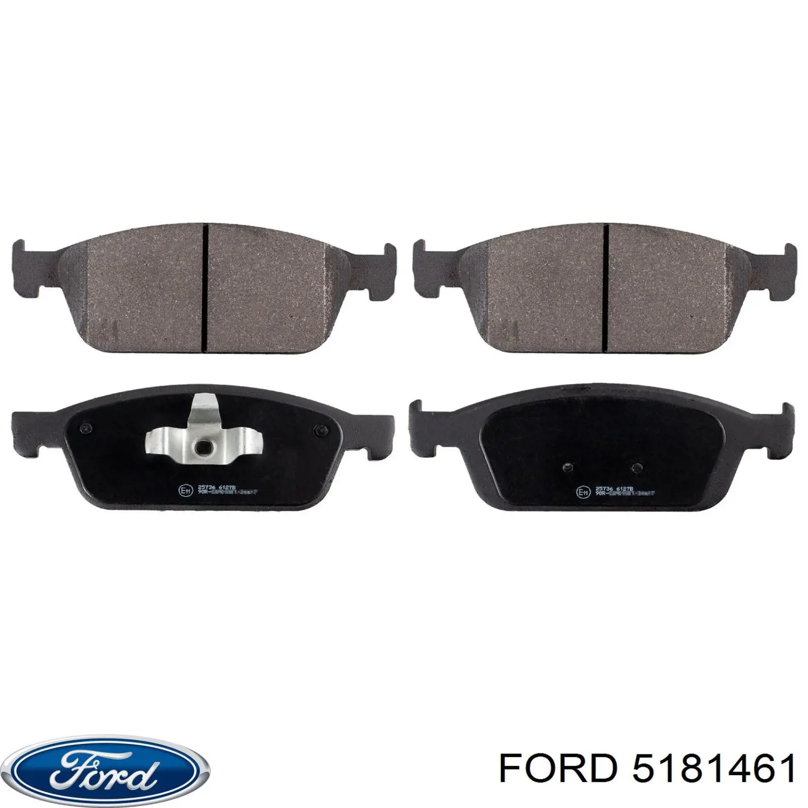 5181461 Ford колодки тормозные передние дисковые