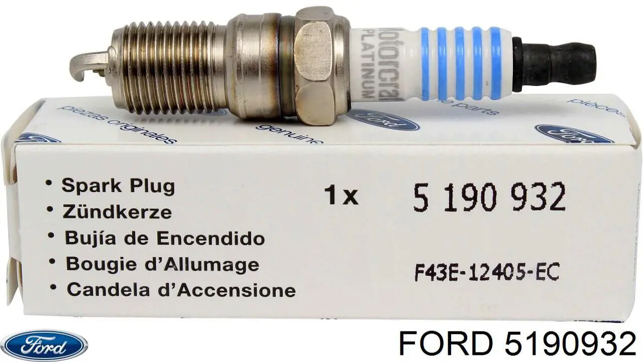 5190932 Ford свечи