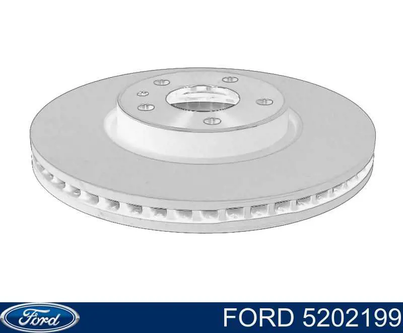 Передние тормозные диски 5202199 Ford