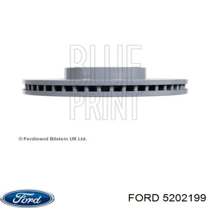 Передние тормозные диски 5202199 Ford