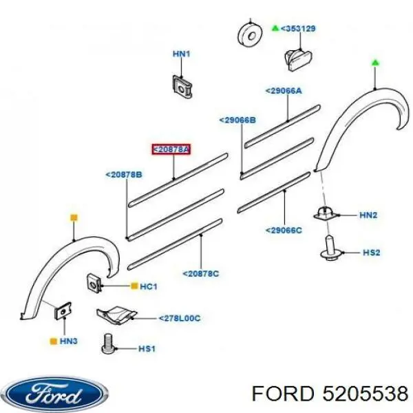  9T16V20938AD1FAJ Ford