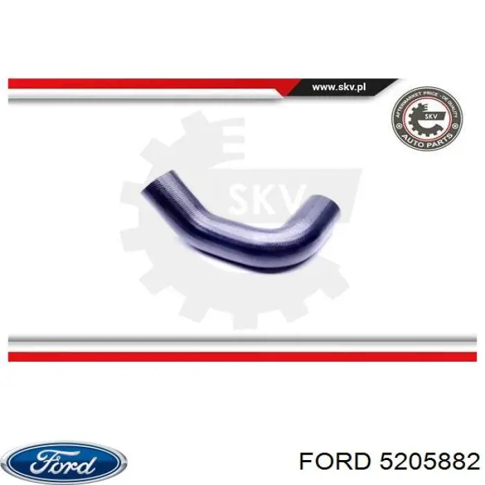 Шланг/патрубок интеркуллера Ford 5205882 цена, от 12.23 USD