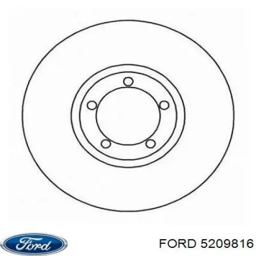 5209816 Ford тормозные диски