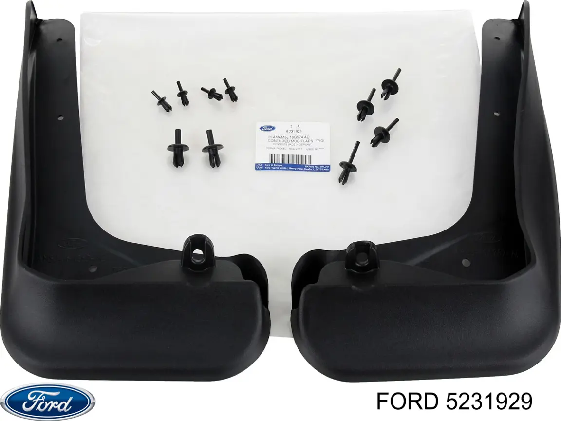 Брызговики передние, комплект на Ford C-Max Grand 
