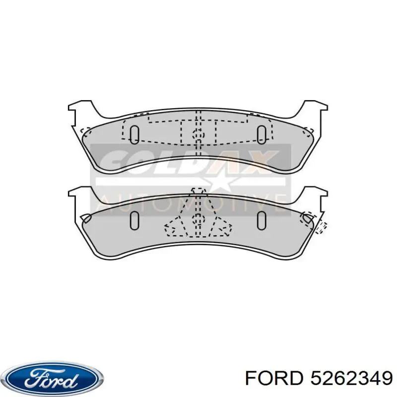 Колодки дисковые  Ford 5262349 цена, от 24.70 USD