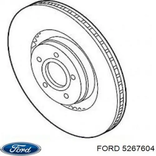 Тормоз дисковый передний Ford 5267604 цена, от 80.04 USD