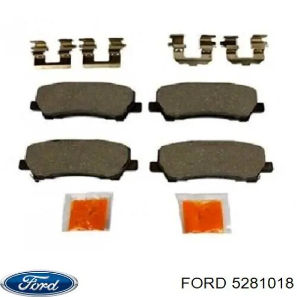 Купить 5281018 Ford Колодки тормозные задние, дисковые