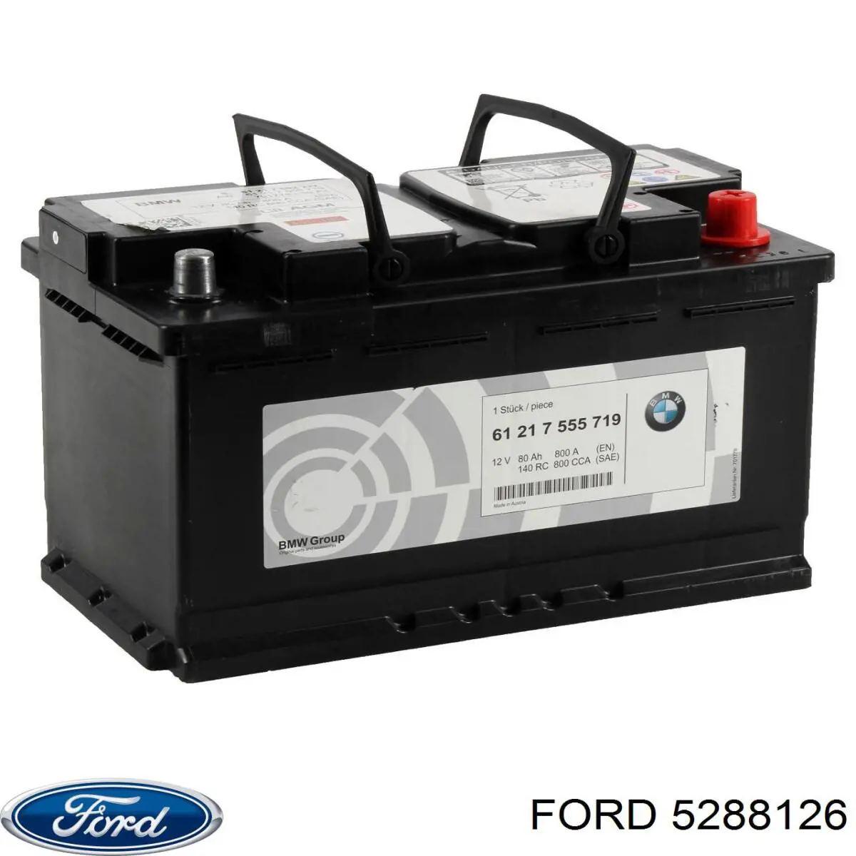 Купить Купить Аккумулятор Ford Емкость 80А/ч Напряжение 12В 5288126