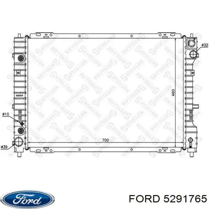 Купить 5291765 Ford Радиатор водяной