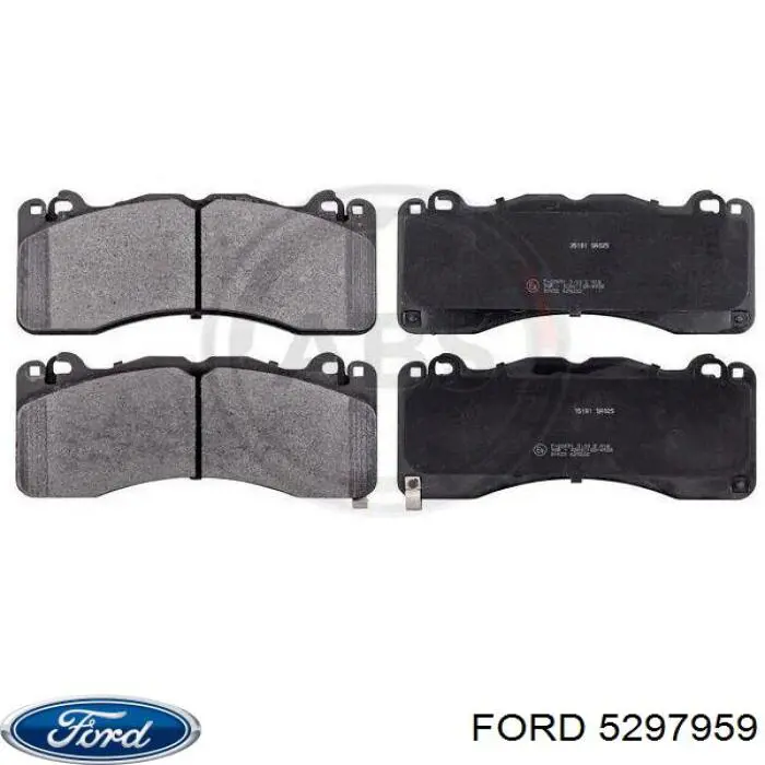 Передние тормозные колодки FR3Z2001H Ford