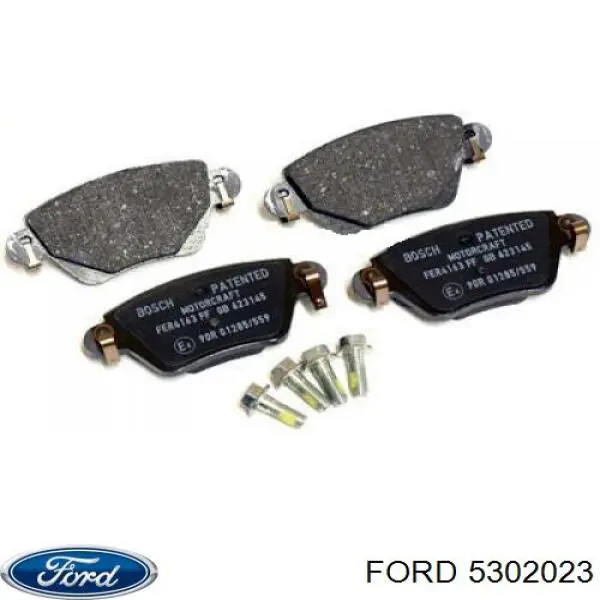 5302023 Ford sapatas do freio traseiras de disco