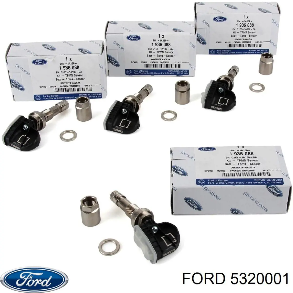 5320001 Ford sensor de pressão de ar nos pneus