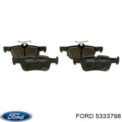 5333798 Ford sapatas do freio traseiras de disco