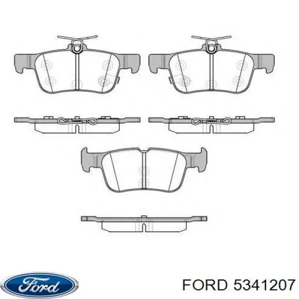 Задние дисковые колодки Ford 5341207