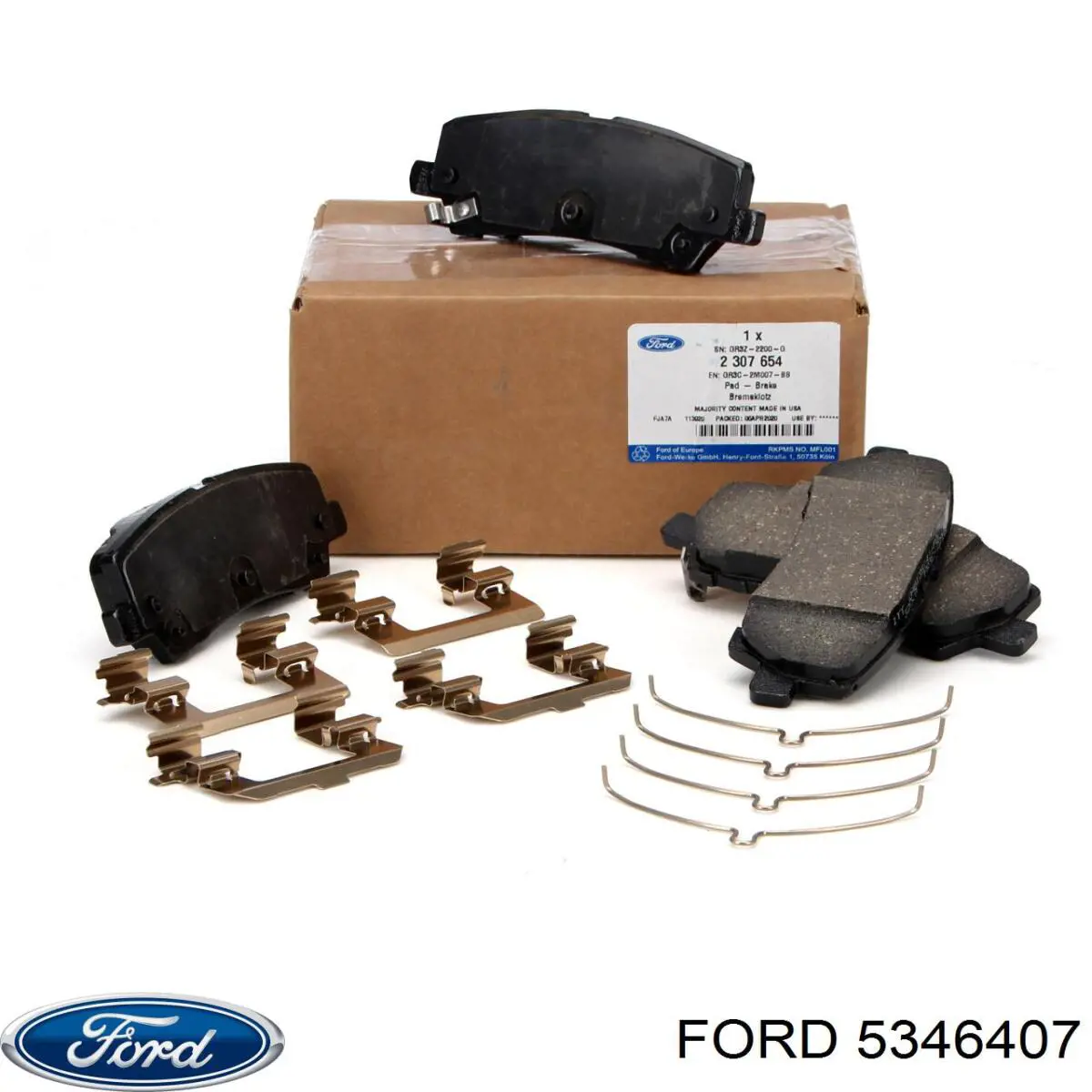 Передние тормозные колодки 5346407 Ford
