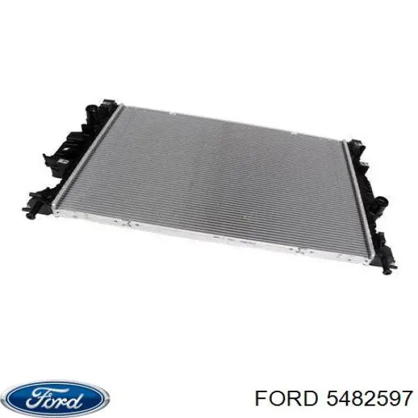 Radiador refrigeración del motor 5482597 Ford