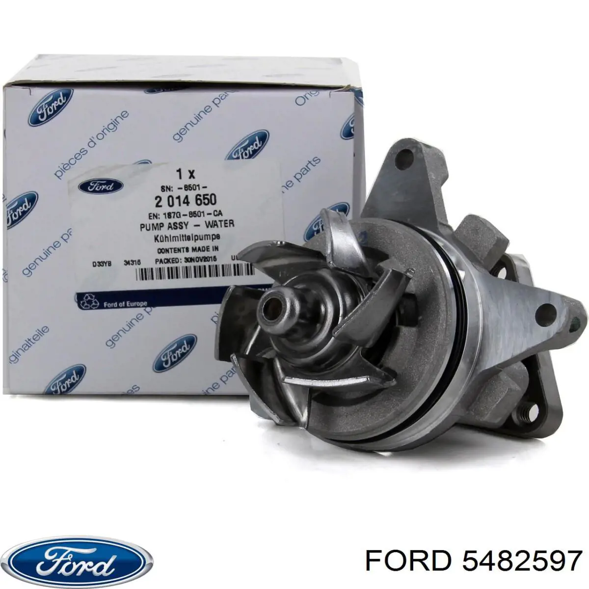 Радиатор 5482597 Ford