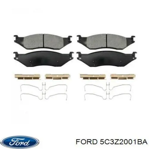 Купить 5C3Z2001BA Ford Колодки тормозные