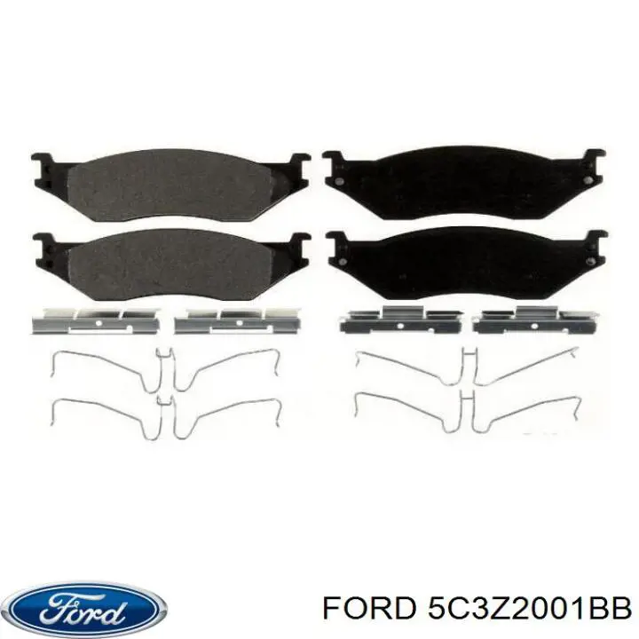 Колодки Ford 5C3Z2001BB цена, от 91.12 USD