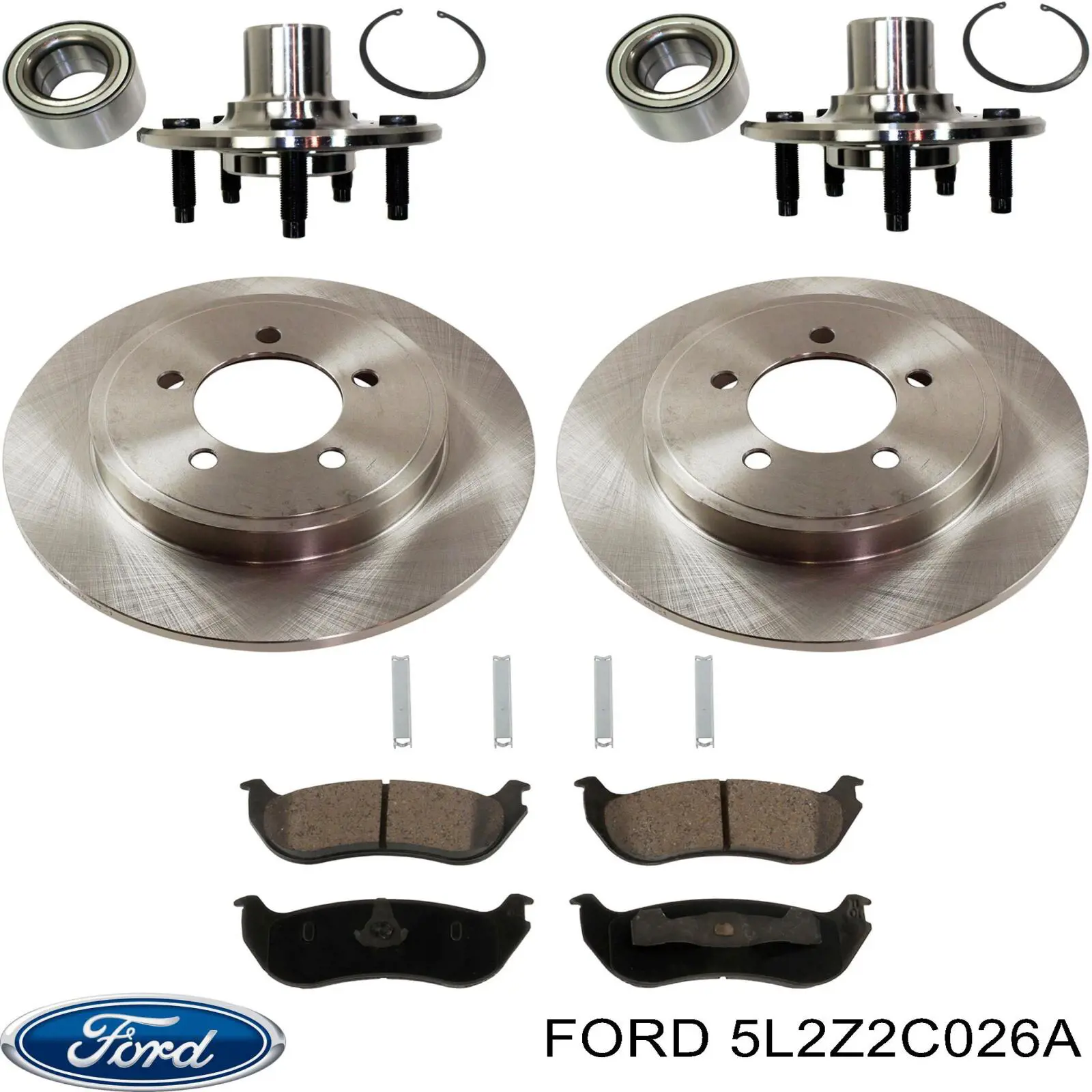 Купить BRRF267 Ford Диск тормозной задний