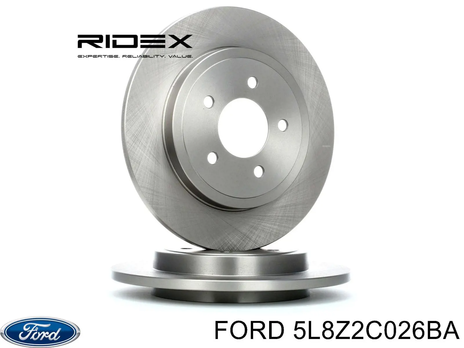 Задний тормозной диск Ford 5L8Z2C026BA цена, от 43.67 USD