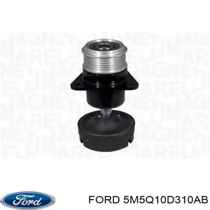 Купить 5M5Q10D310AB Ford Шкив ремня генератора
