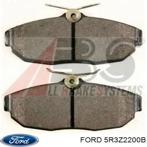 Задние тормозные колодки 5R3Z2200B Ford