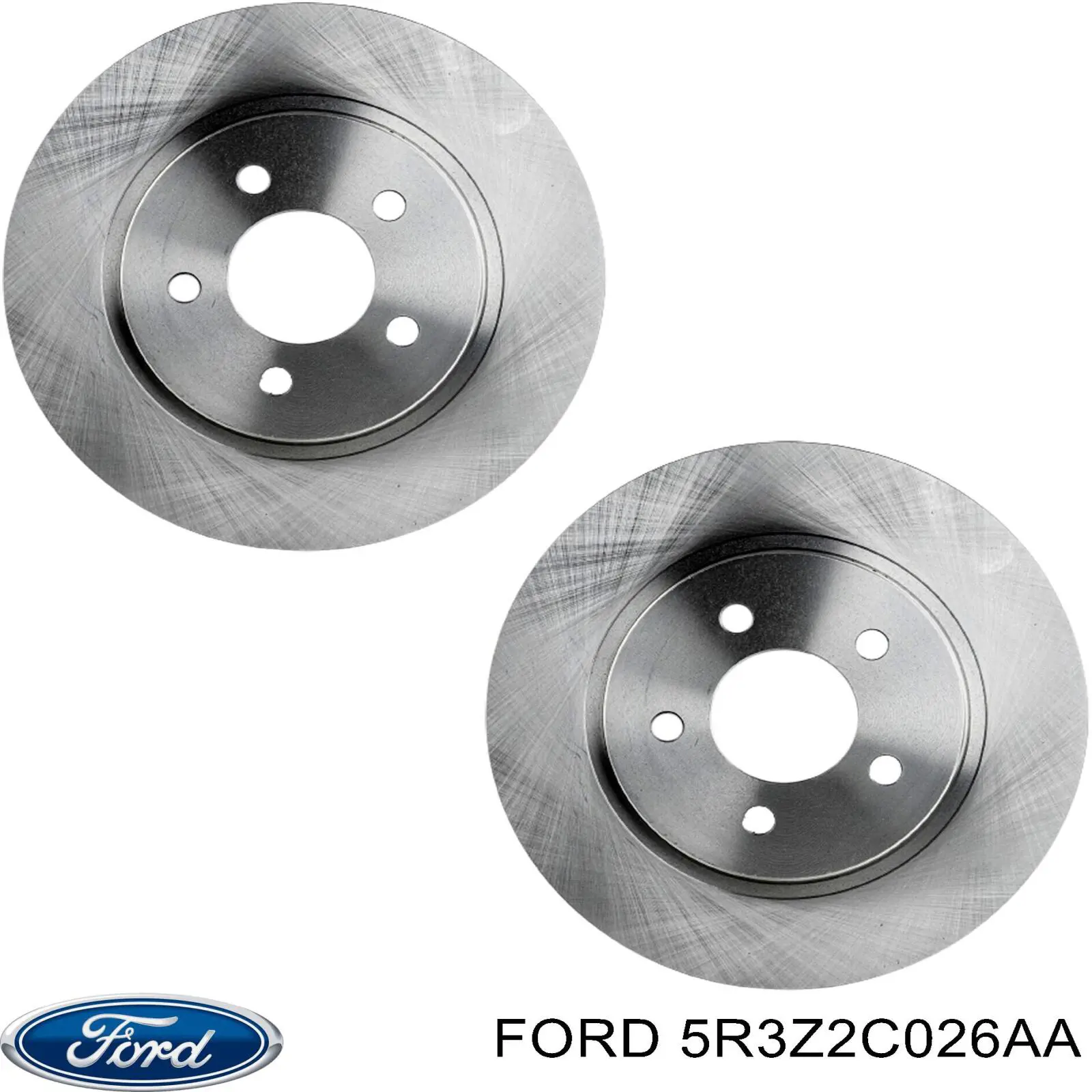 Купить 5R3Z2C026AA Ford Диск тормозной задний