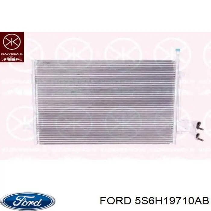Радиатор кондиционера 5S6H19710AB Ford