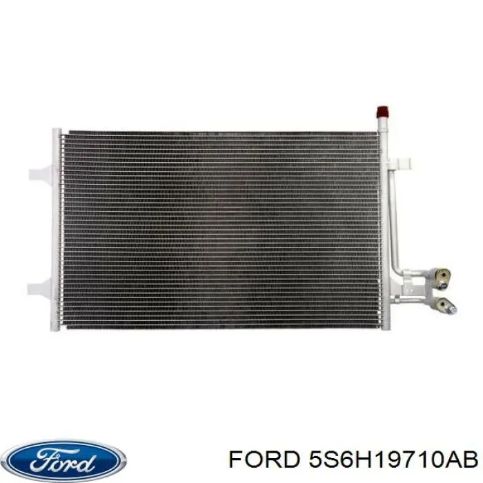Купить 5S6H19710AB Ford Радиатор системы охлаждения кондиционера