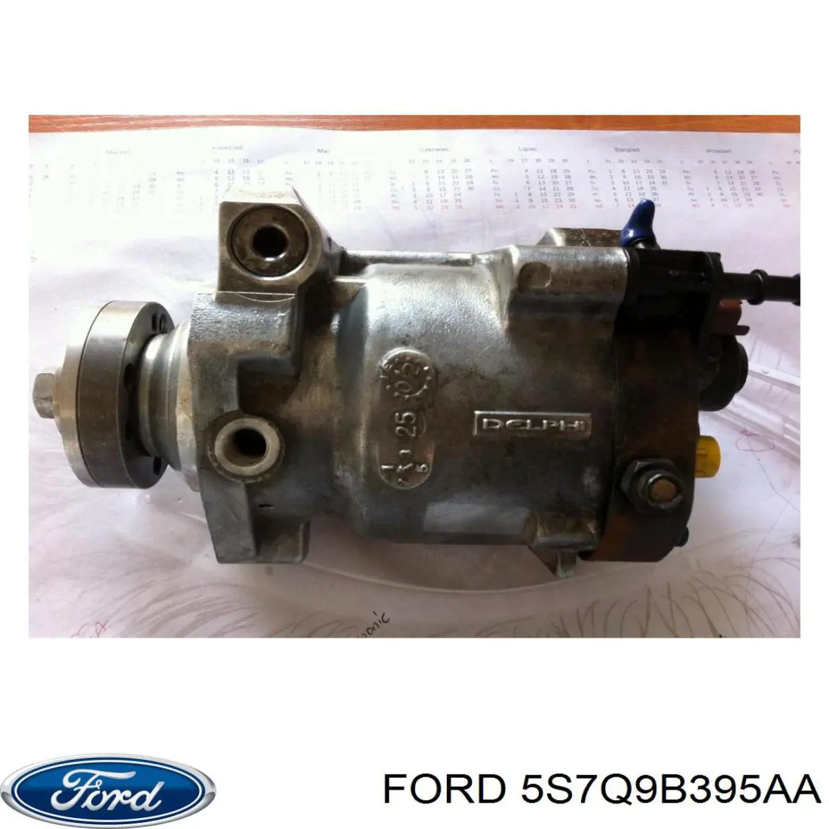 5S7Q9B395AA Ford насос топливный высокого давления (тнвд)
