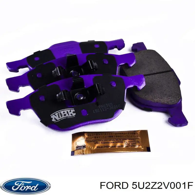 Колодки тормозные передние дисковые на Ford Focus ZX4 