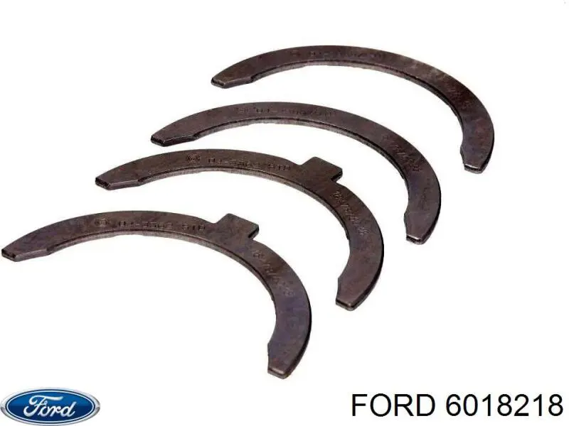 6018218 Ford полукольцо упорное (разбега коленвала, STD, комплект)