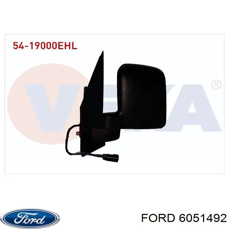 Патрубок радиатора 6051492 Ford