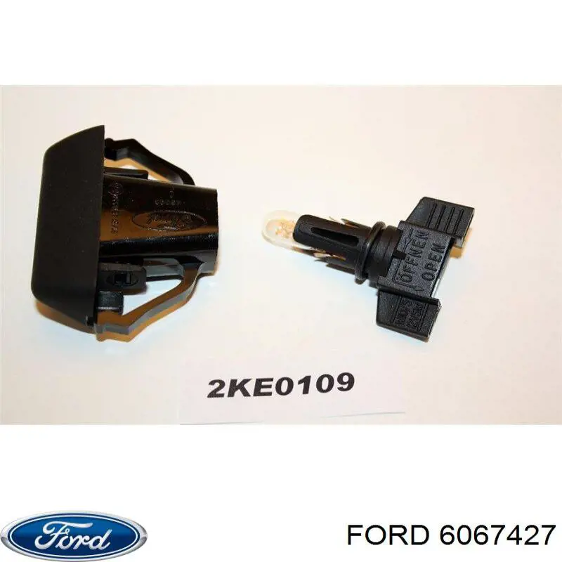 Фонарь подсветки заднего номера Ford 6067427 цена, от 19.75 USD