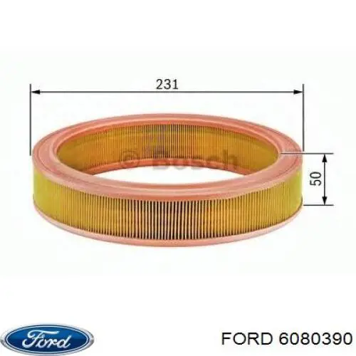 Купить 6080390 Ford Автомобильный фильтр воздуха