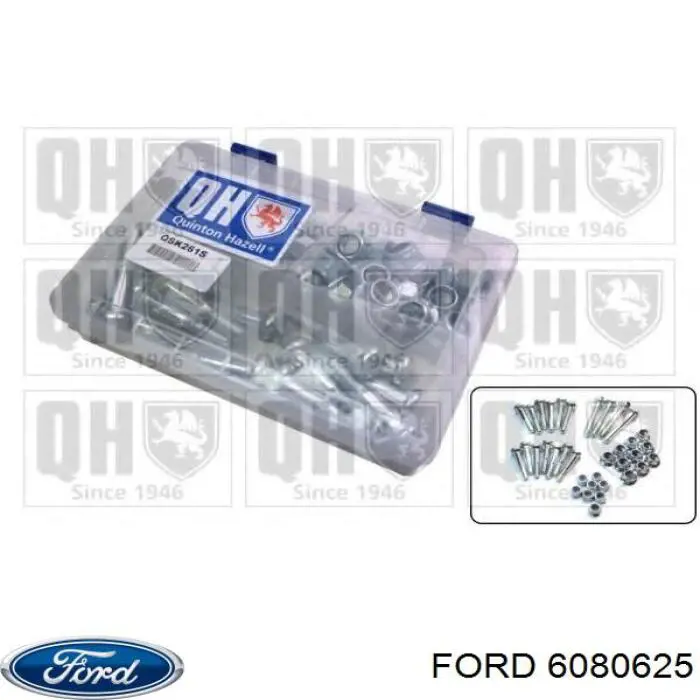 Болт крепления передней шаровой опоры к цапфе Ford 6080625 цена, от 1.39 USD