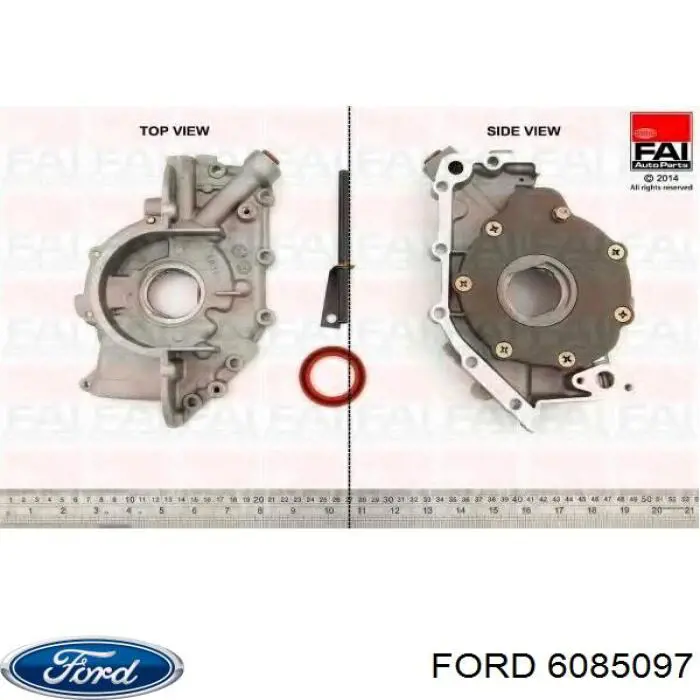 6085097 Ford Масляный насос двигателя