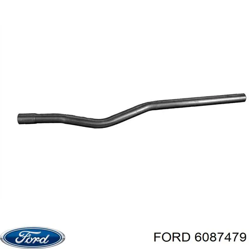6087479 Ford труба приемная (штаны глушителя передняя)
