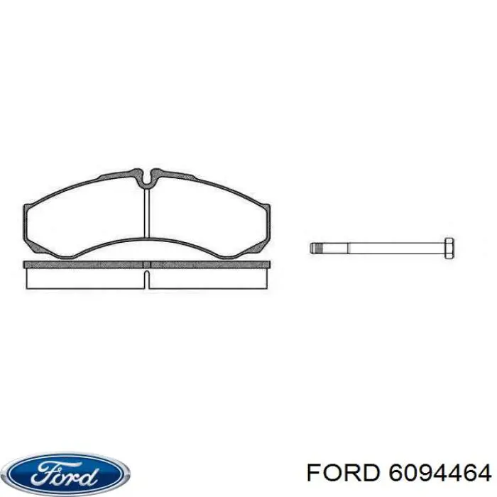6094464 Ford Шланг термостата