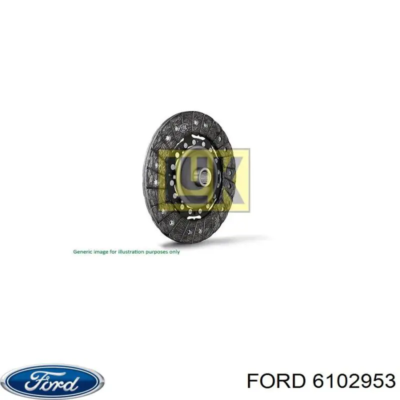 Диск сцепления 6102953 Ford