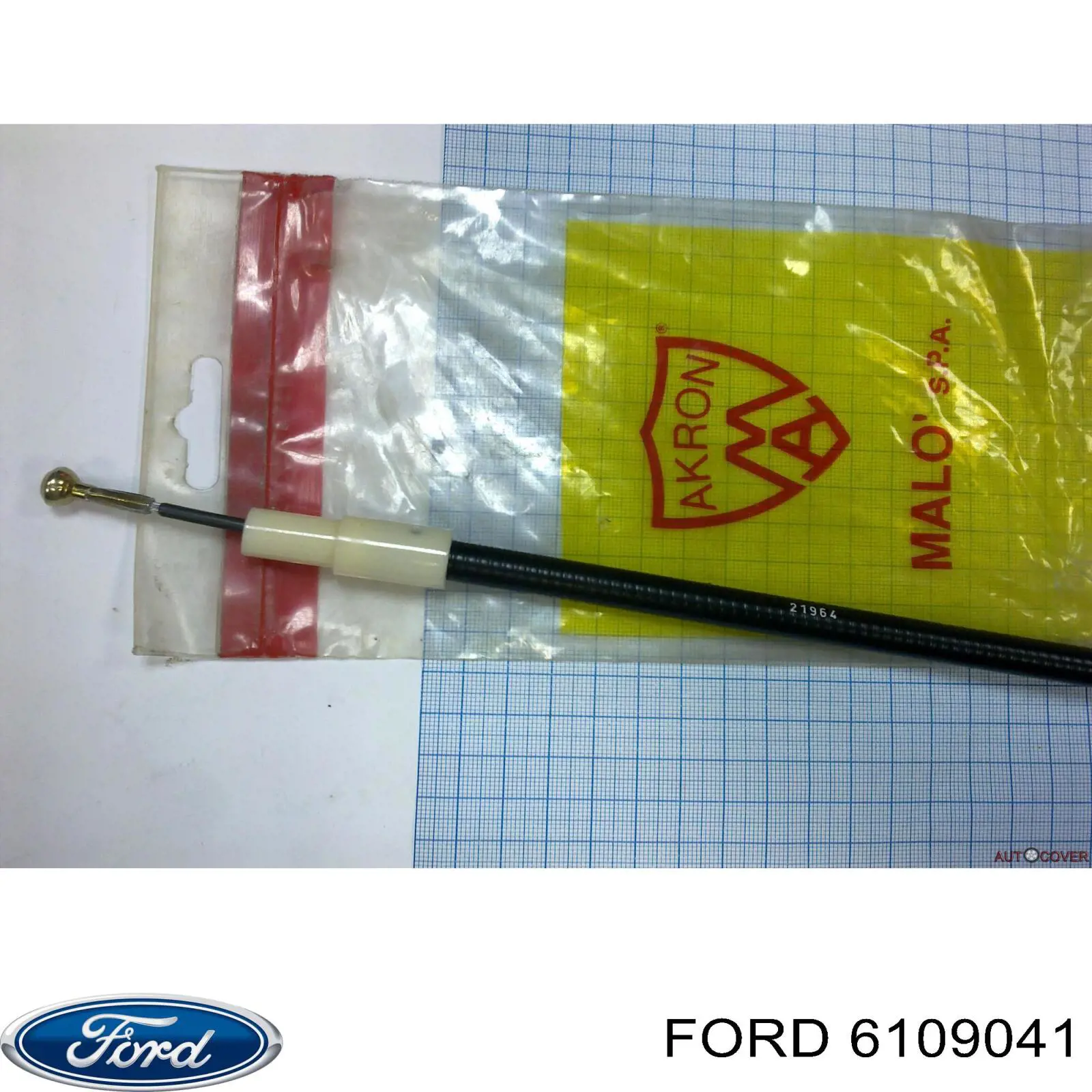 Трос сцепления 6109041 Ford