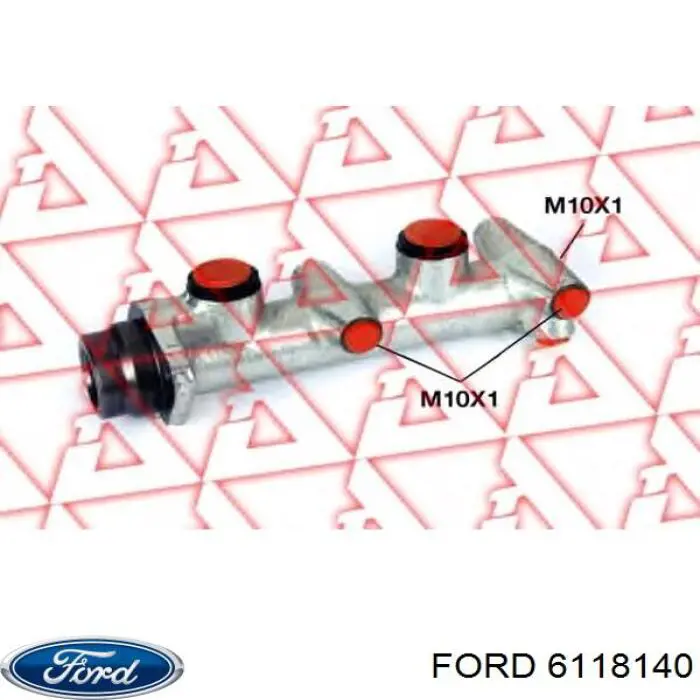 Цилиндр тормозной главный 6118140 Ford