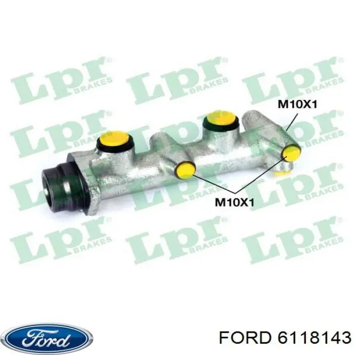 Цилиндр главный тормоза (гидротормозов) Ford 6118143 цена, от 34.27 USD