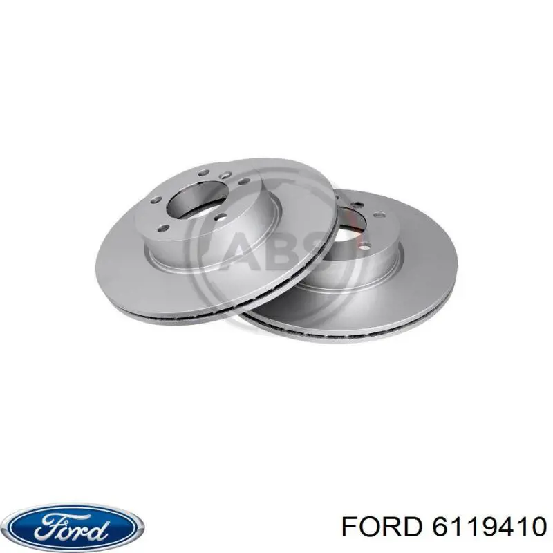 Передние тормозные диски 6119410 Ford