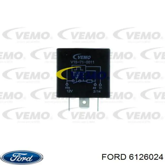 Автомобильные реле поворотов Ford 6126024 цена, от 5.17 USD